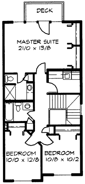 upper floor house blueprint