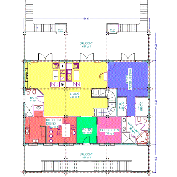 upper floor house blueprint
