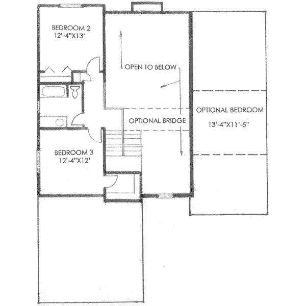upper floor house blueprint
