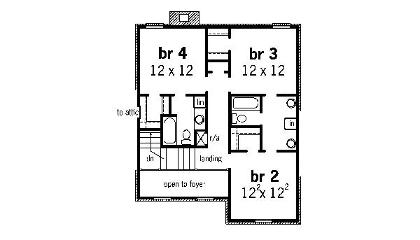 upper floor house blueprint
