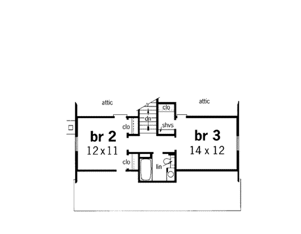 upper floor house blueprint
