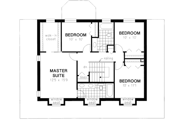 upper floor house blueprint