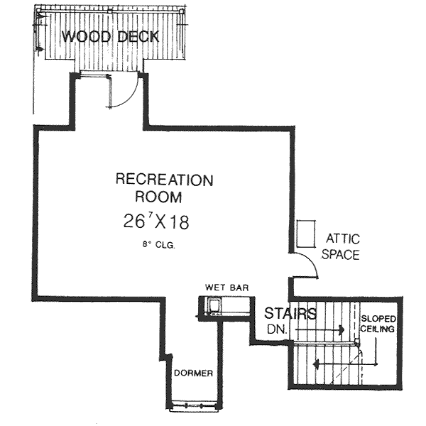 upper floor house blueprint