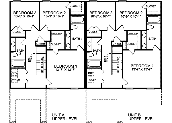 upper floor house blueprint