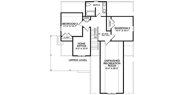 upper floor house blueprint