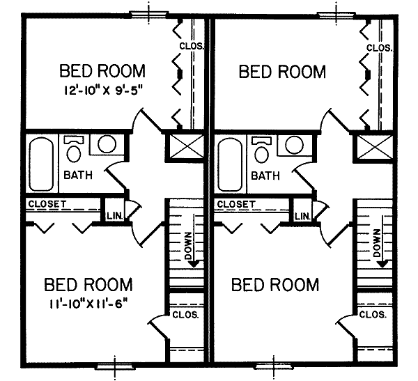 upper floor house blueprint