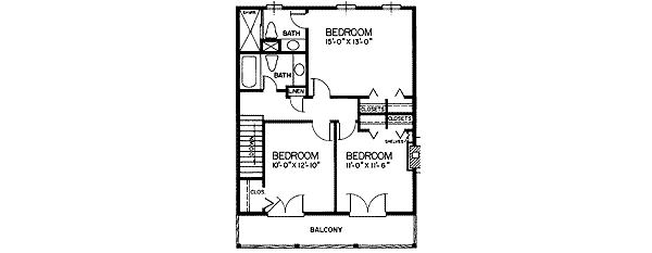 upper floor house blueprint