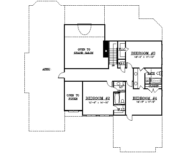 upper floor house blueprint