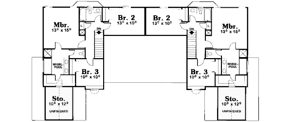 upper floor house blueprint