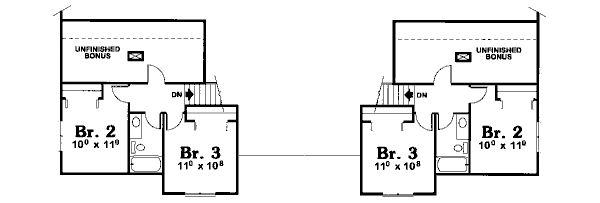 upper floor house blueprint