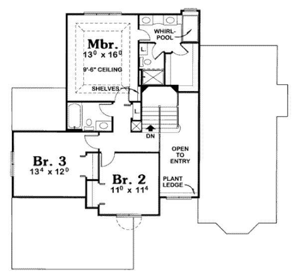 upper floor house blueprint