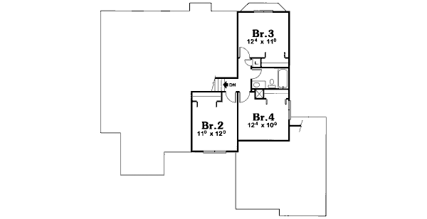 upper floor house blueprint