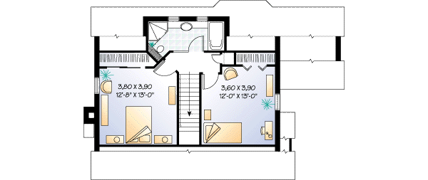 upper floor house blueprint
