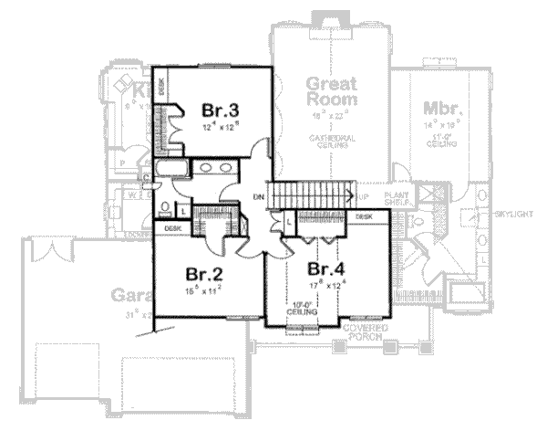 upper floor house blueprint