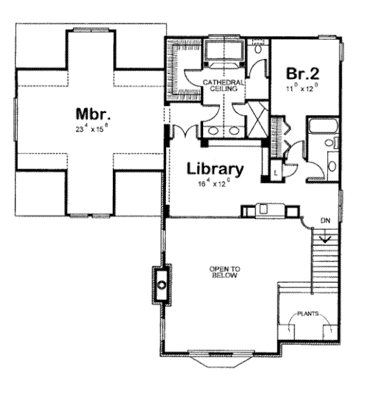 upper floor house blueprint