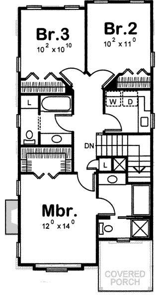 upper floor house blueprint
