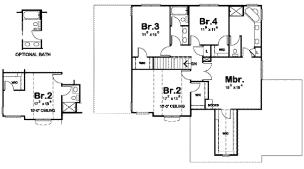upper floor house blueprint