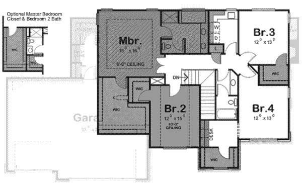 upper floor house blueprint