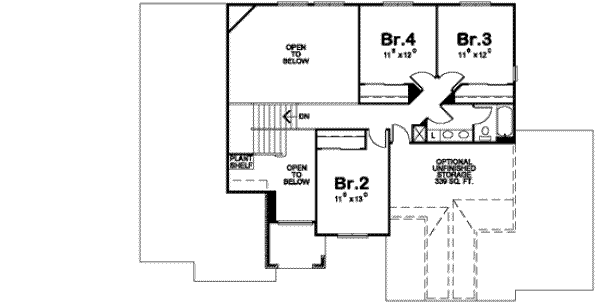 upper floor house blueprint