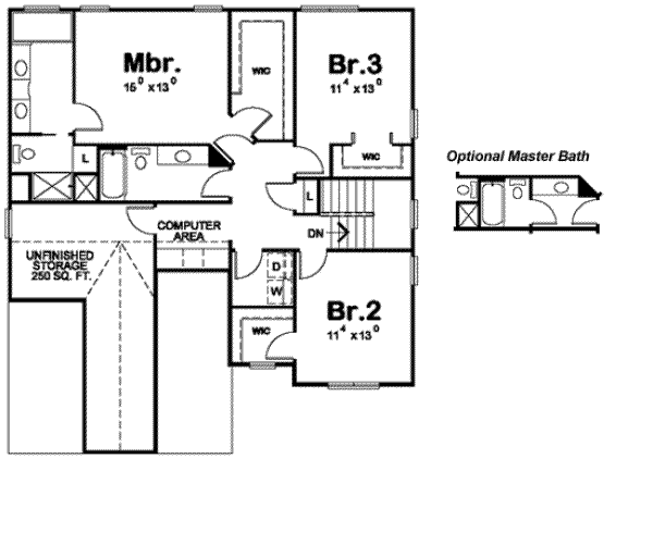 upper floor house blueprint