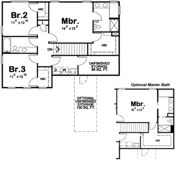 upper floor house blueprint
