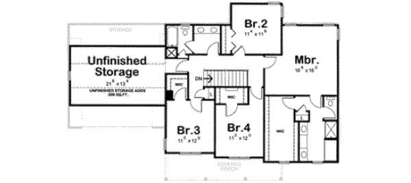 upper floor house blueprint