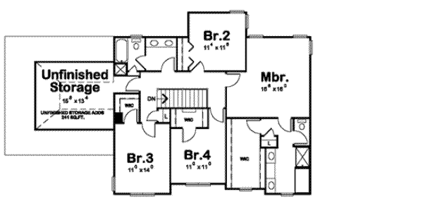 upper floor house blueprint