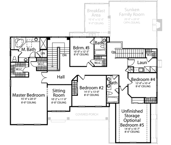 upper floor house blueprint