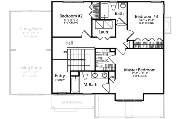 upper floor house blueprint