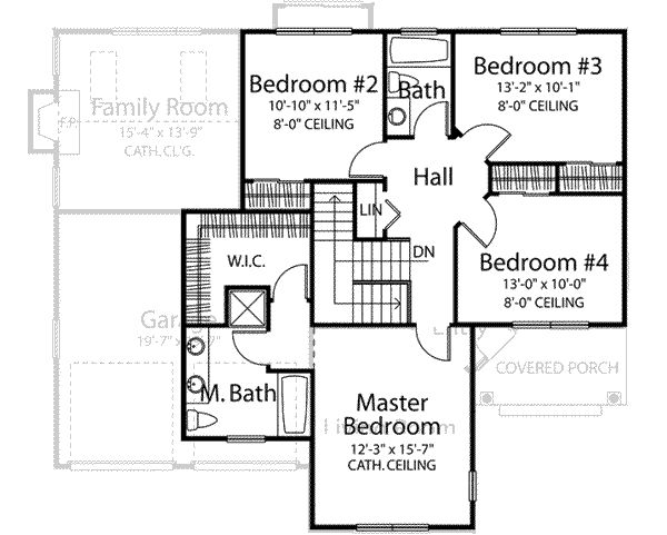 upper floor house blueprint