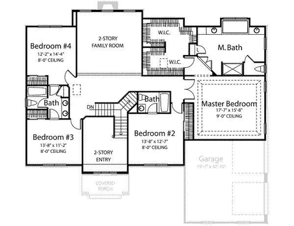 upper floor house blueprint