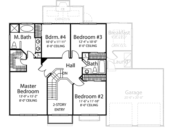 upper floor house blueprint