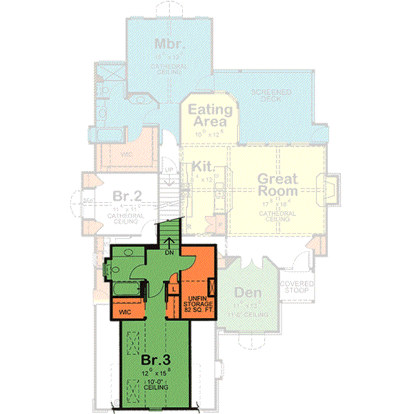 upper floor house blueprint