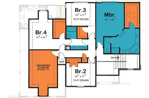 upper floor house blueprint
