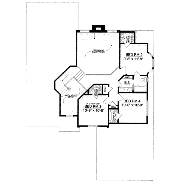 upper floor house blueprint