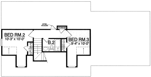 upper floor house blueprint
