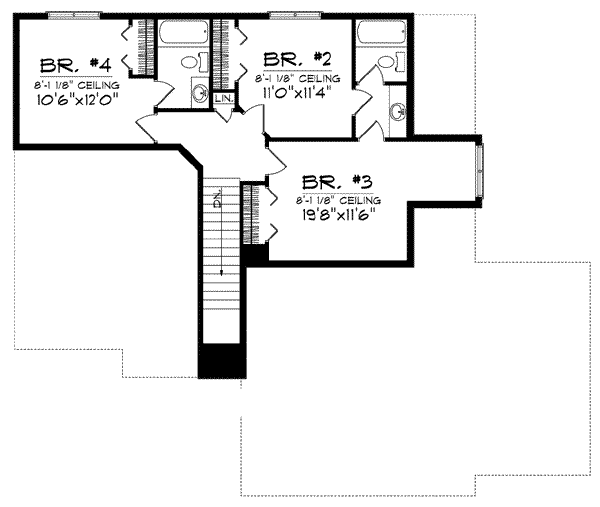 upper floor house blueprint