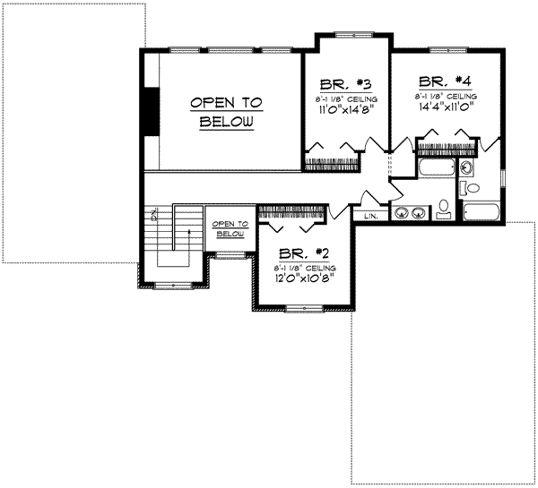 upper floor house blueprint
