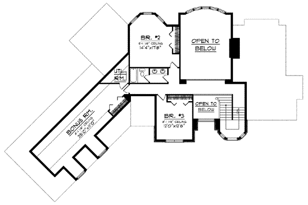 upper floor house blueprint