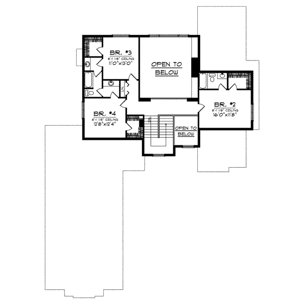 upper floor house blueprint