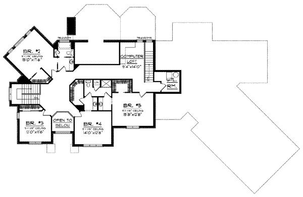 upper floor house blueprint