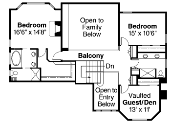 upper floor house blueprint
