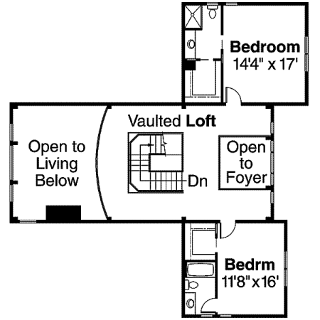 upper floor house blueprint