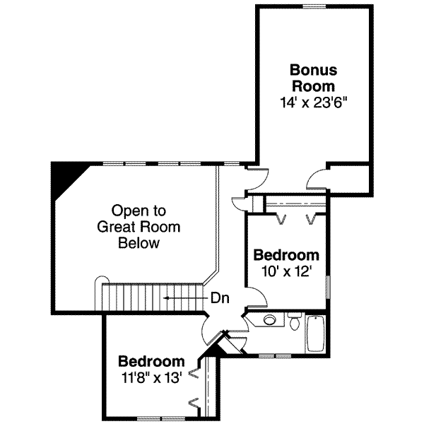 upper floor house blueprint