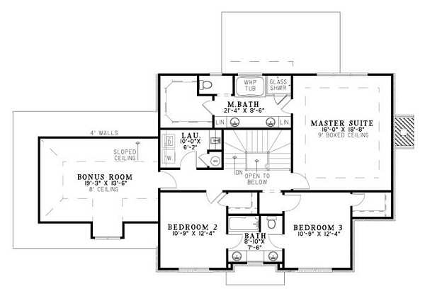 upper floor house blueprint