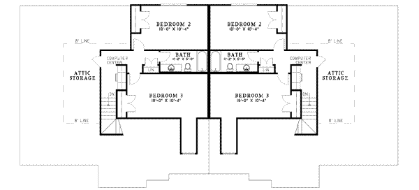 upper floor house blueprint