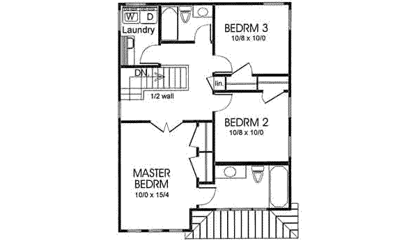 upper floor house blueprint