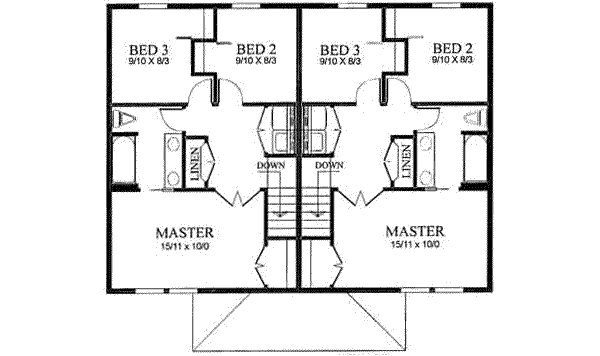 upper floor house blueprint