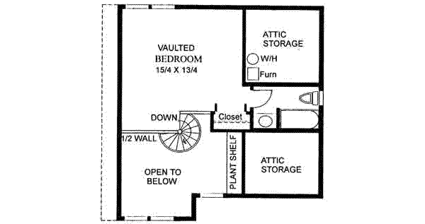 upper floor house blueprint