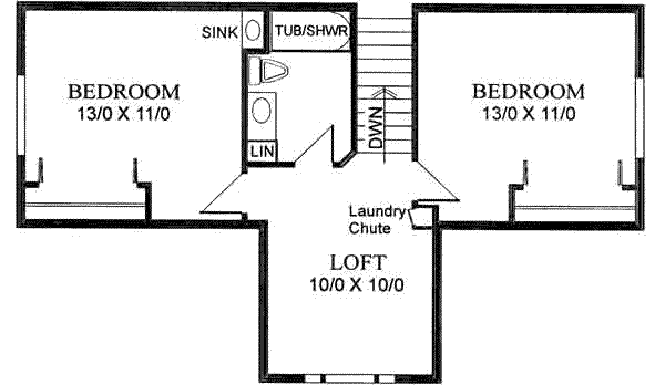 upper floor house blueprint